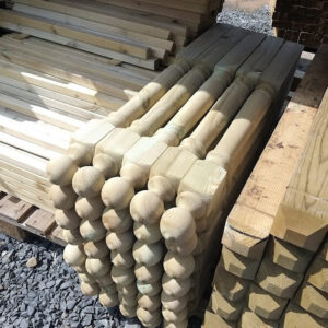 1.575m (5ft) Colonial Newel Post 82mmx82mm